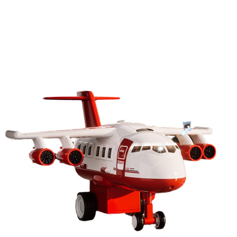 Transfronterizo popular para niños aviones de juguete niño coche de ferrocarril educativo coche de juguete de aleación de ingeniería de fuego grande