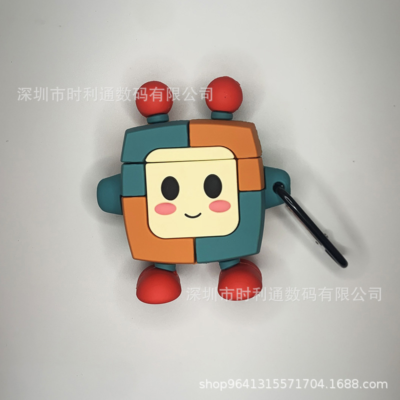 Applicable to AirPods Pro2 silicone Apple headset protective cover cartoon multi-color manufacturer in stock airpods1/2 Applicable to AirPods Pro2 silicone Apple headset protective cover cartoon multi-color manufacturer in stock airpods1/2