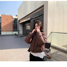 工厂直销反季清仓特价肯豆风棉服女短款高腰美拉德欧美风小个子潮