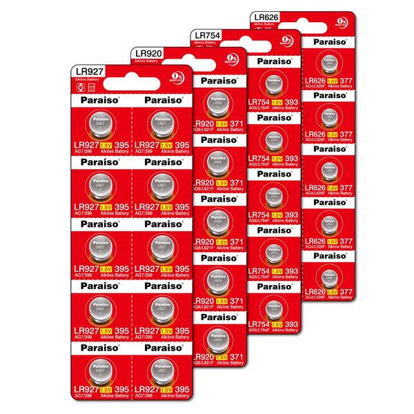 Paraiso/ AG13 AG3 AG10 AG4 LR44 LR1130 LR41 LR626 battery