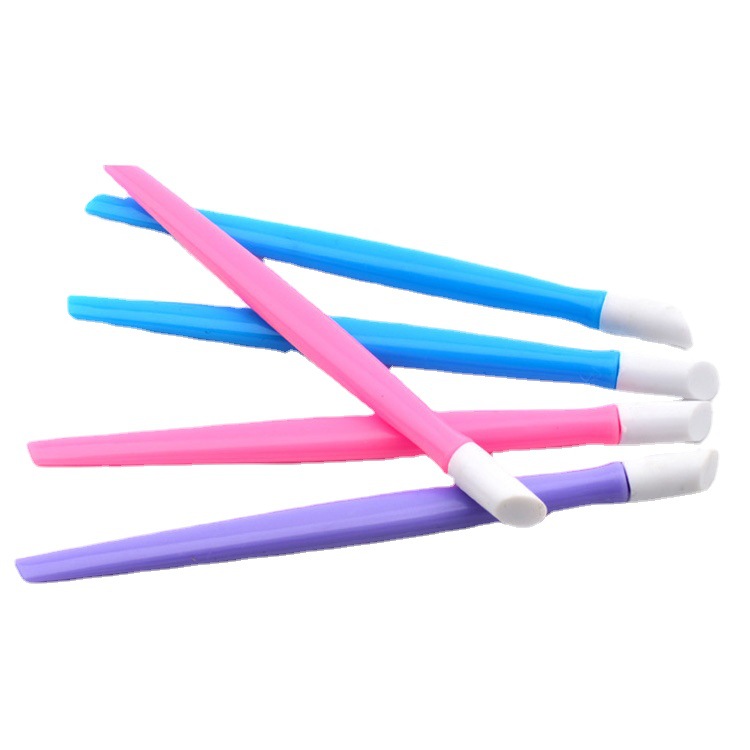 Exfoliating plastic manicure tools set for manicure