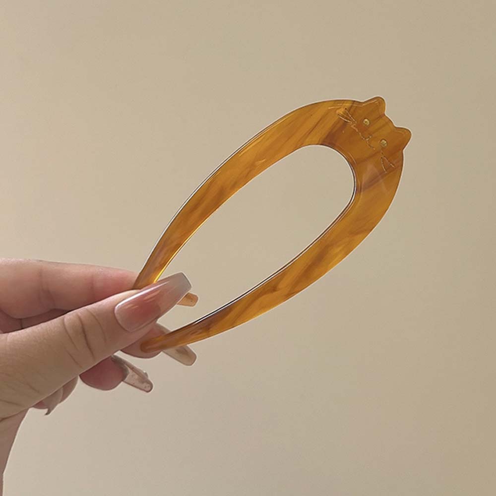 Acético de alta gama para el cabello, peinado de cabello universal, peinado antideslizante para niñas, peinado de bang simple, peinado de cabello fresco, clip superior de pinzas de cabello rotas