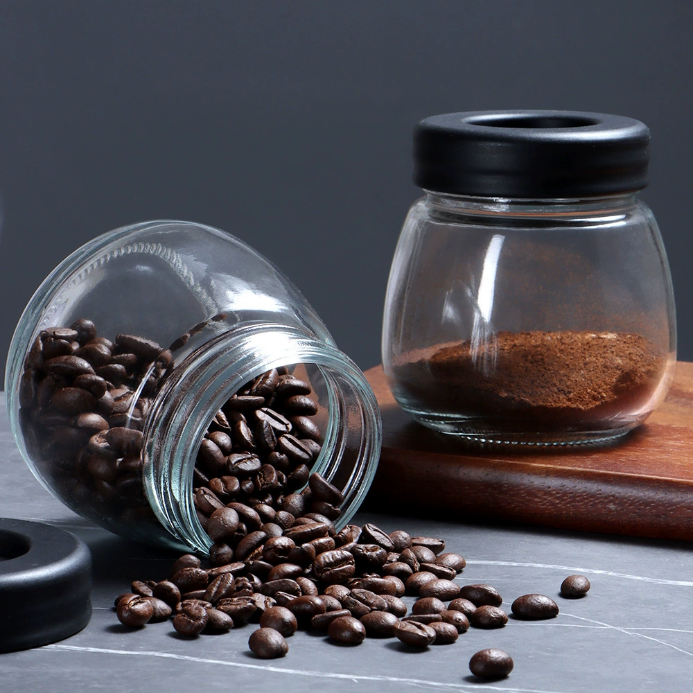Кофейные зерна стеклянная герметичная банка кофейный порошок чай с орехами закуски