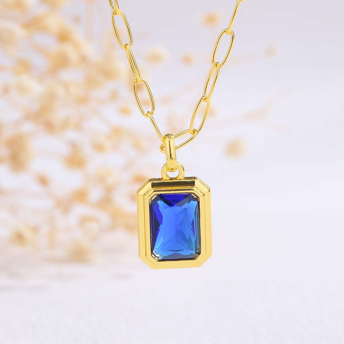 Fashion Ice Sugar Heart Square Diamond Necklace Women, Light Luxury Exquisite Colorful Hip-Hop Trendy Accessories Choker_voghion.com