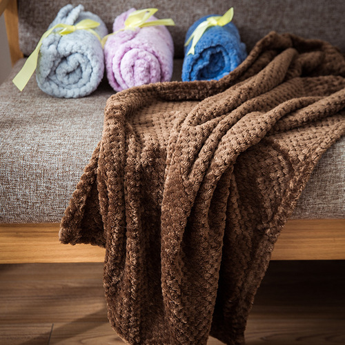 Pet Blanket Dog Blanket Dog Mat All-Season Universal Falon Fleece Blanket Coral Fleece Cover Pet Bed Mat