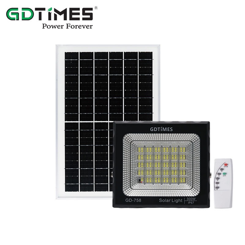 GDTIMES lámpara de proyección solar exterior impermeable lámpara de proyección de inducción marco de plástico lámpara de iluminación rural image 6