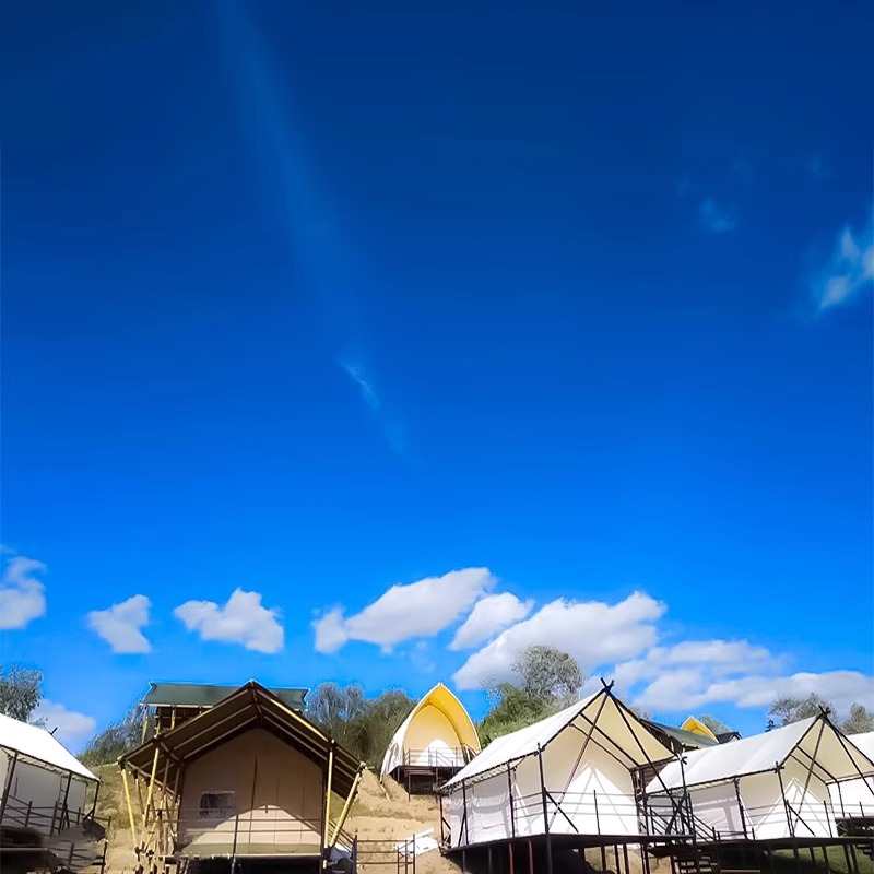 Hotel Wild Luxury Tent Camping Scenic Spot Residency Town Resort Parque Padres-hijos Ocio Forest Village Investigación