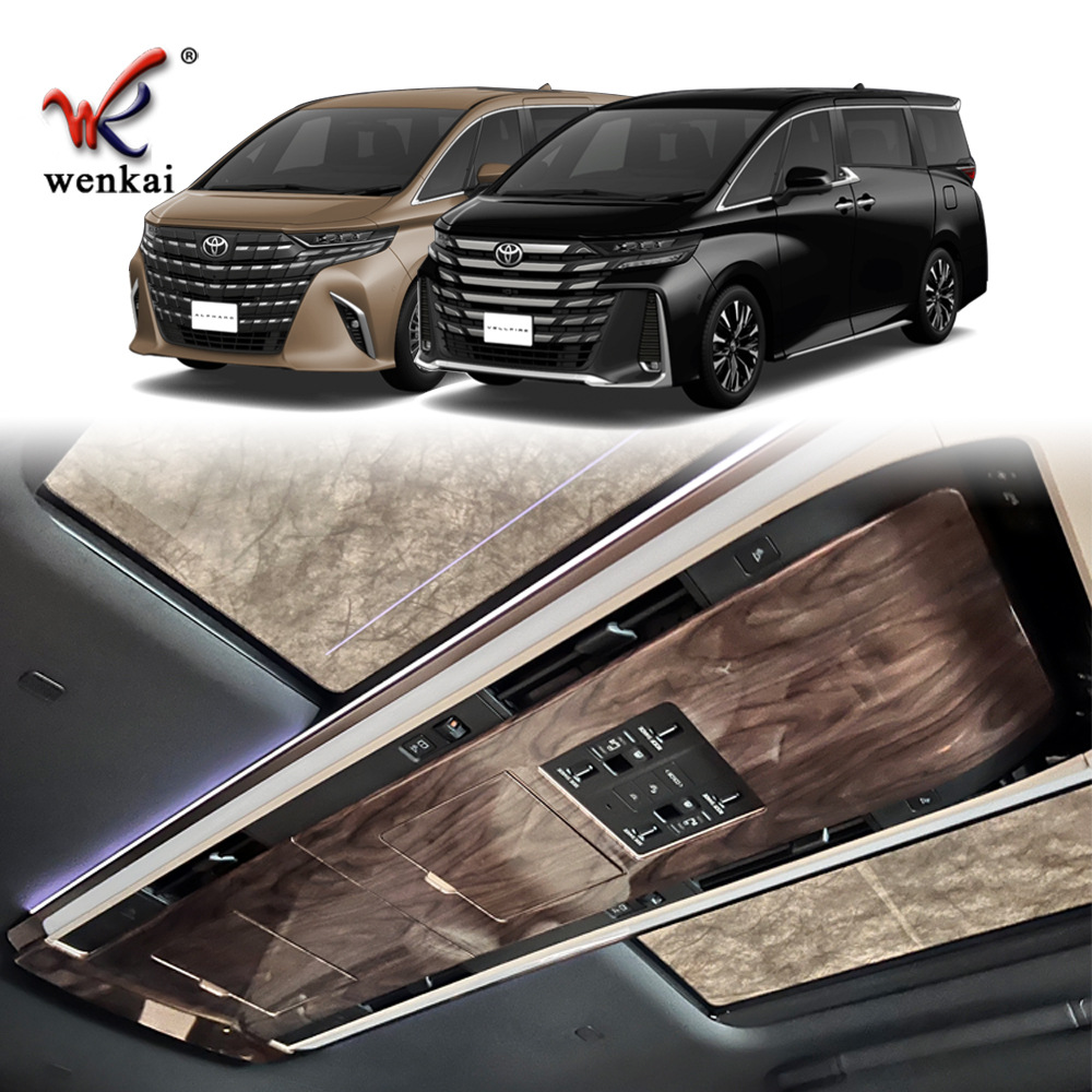 Adecuado para Toyota 23 elfa alphard/vellfire 40 serie especial luz de techo trasera decorativa marco brillante