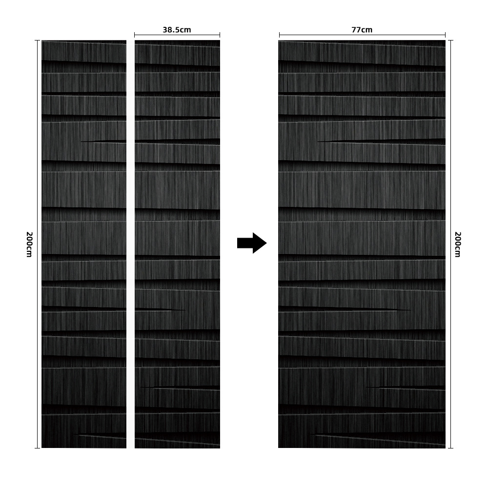 Pegatinas para puertas 3D respetuosas con el medio ambiente, autoadhesivos, fabricantes de origen al por mayor, patrones populares transfronterizos de alta definición, adhesivos para puertas impermeables, a prueba de aceite y antiincrustantes