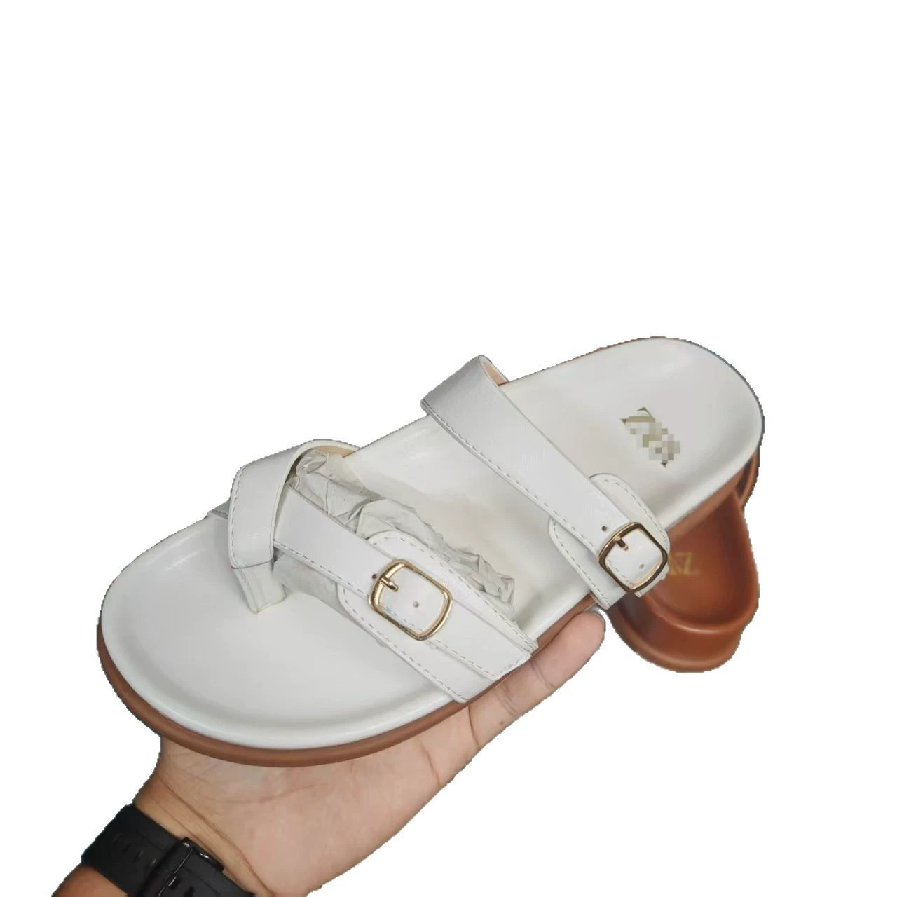Za summer new style sponge cake sole sandals comfortable toe sandals large size women's shoes women ladies shoes