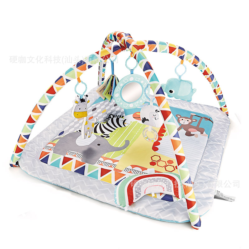JL663-1A tapete de juego cuadrado de color clásico lavable a máquina