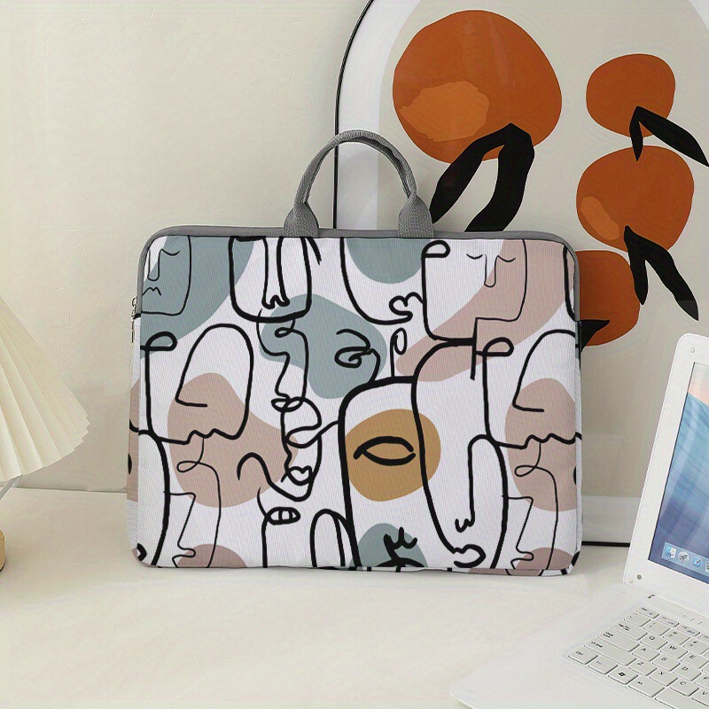 Cross-border new line pattern computer bag soft notebook fabric cover suitable for 15 inch notebook computer Cross-border new line pattern computer bag soft notebook fabric cover suitable for 15 inch notebook computer