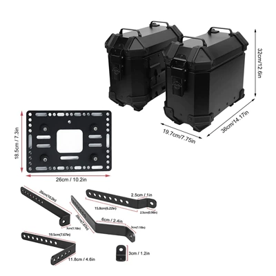 Motorcycle trunk — 18L Side Box Bracket for Motorcycle
