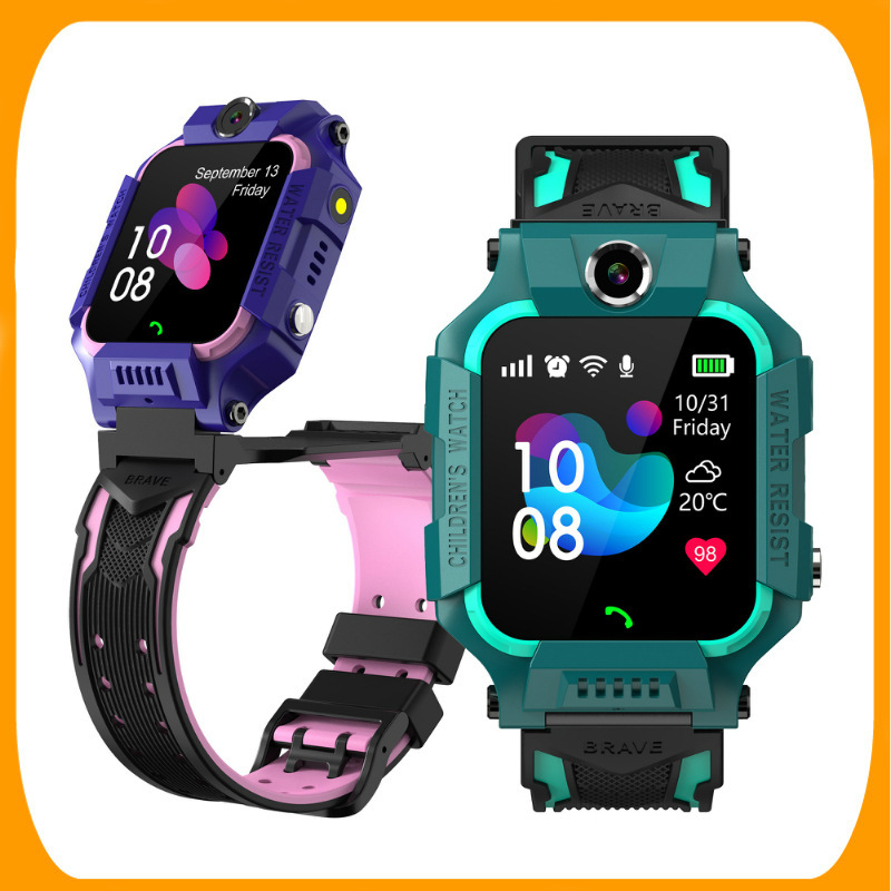 Q19 Children's Smart Phone Watch Micro Chat Waterproof Positioning Photo Gps Rotation 360 Sixth Generation Z6 Foreign Trade Hot Selling