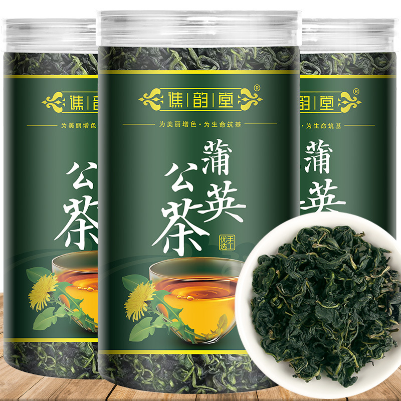 谯韵堂 蒲公英茶100g/罐长白山谷谷丁婆婆丁根蒲公英白鼓丁茶