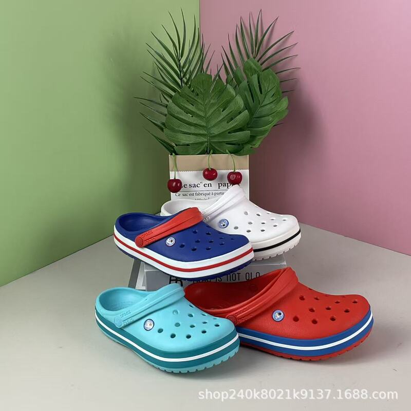 Crocs Clogs Beach Shoes Men's Shoes Women's Shoes Couple Style Slippers Thick Sole Wholesale