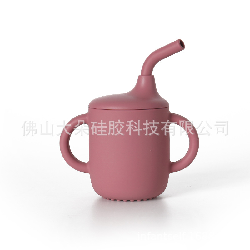 Precio bajo de la fábrica libre combinación de silicona bebé placa niños suplemento alimenticio tazón cuchara taza de agua babero traje