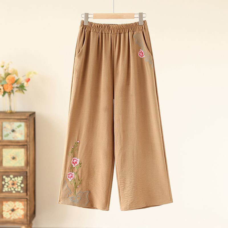 라이트 커피【682#와이드팬츠]