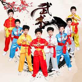 武术服装太极拳精忠报国中国风功夫比赛训练表演演出服武衣武术衫