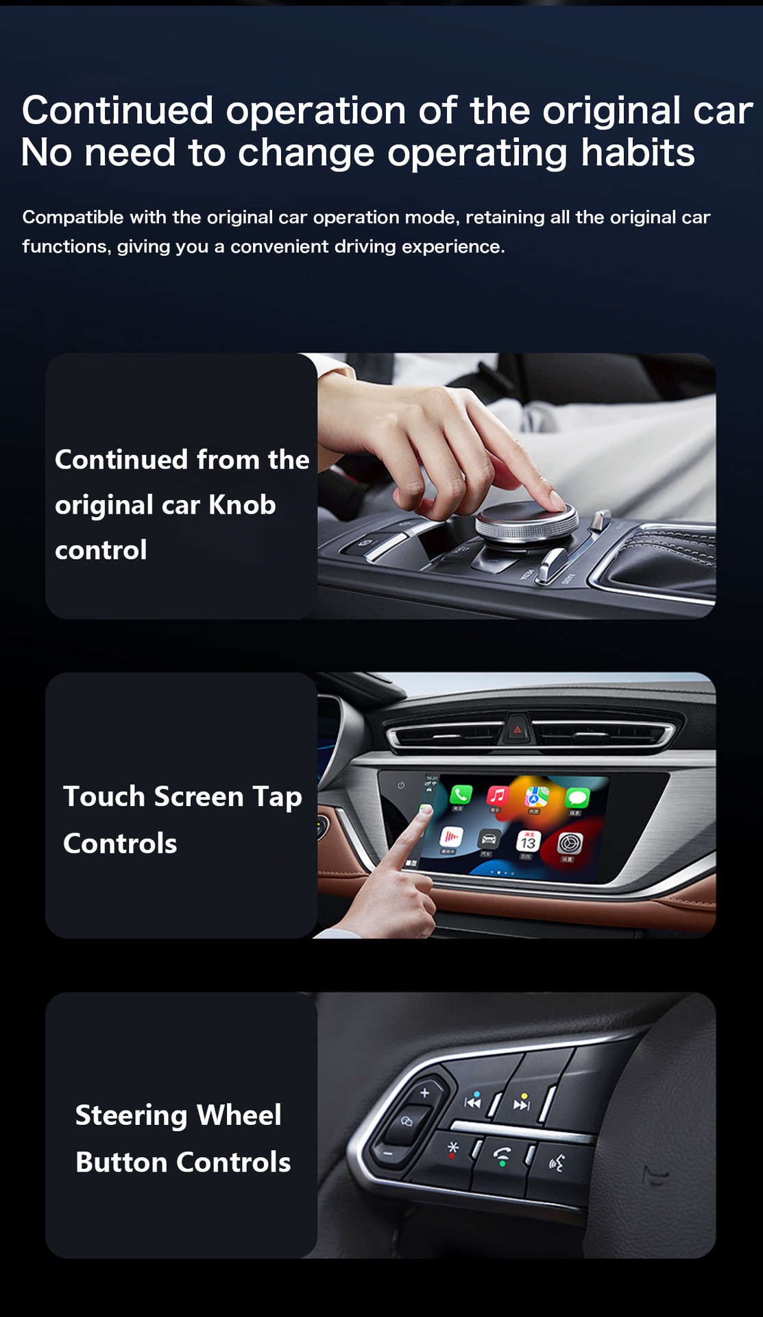 Cross-border wireless carplay box car navigation carplay adapter upgrade Android video box dual WiFi