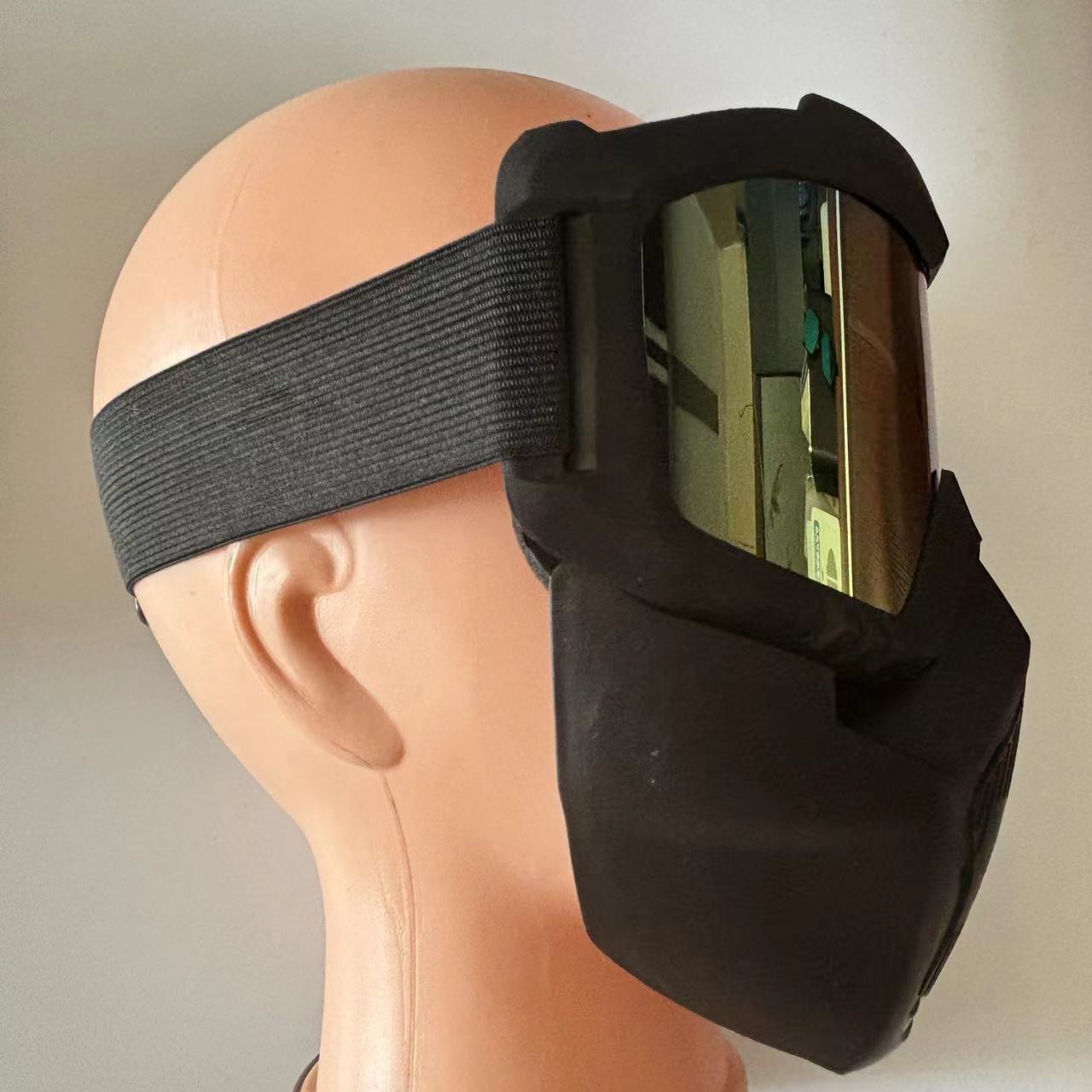 Tactics detachable retro mask for cycling, off-road protecting glasses, (Physicals) 3