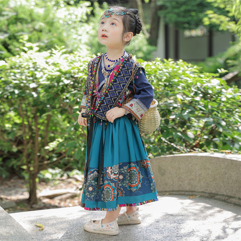Miaojiang princess Hanfu girl spring and autumn new exotic style…
