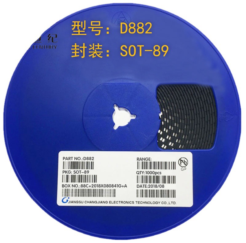 贴片三极管 D882 2SD882 3A30V NPN SOT-89 全新现货