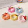 Demi-season brand cute headband, children's hair accessory for adults, hair rope, plush, Korean style