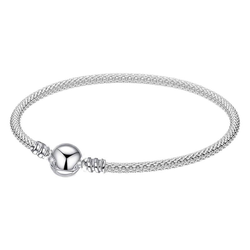 Pulsera Básica con Circones de Acero Inoxidable Galvanizado