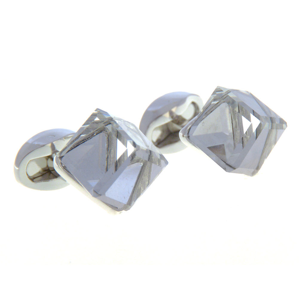 Luxury large crystal cufflinks, high quality European and American cufflinks, business men's clothing, French shirt accessories_voghion.com