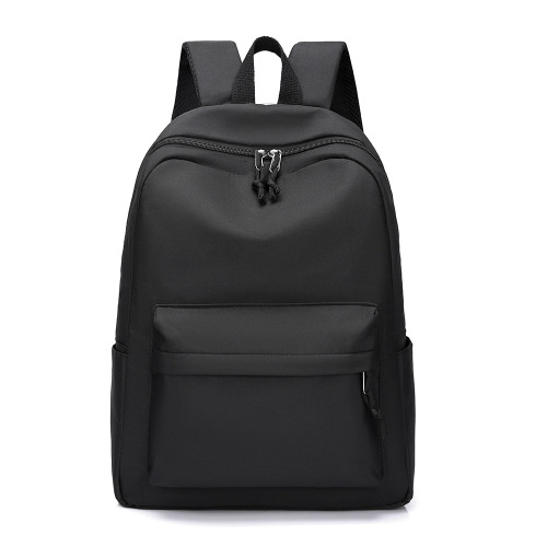 Women's Casual Dual-Shoulder Backpack Large Capacity Student School Bag Simple Travel Backpack Solid Color Dual-Shoulder Backpack