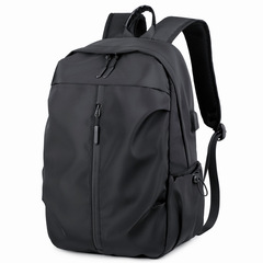 ショルダーバッグ男性シンプル大容量リュックサック男性カジュアル多機能パソコンバッグ旅行学生カバン中学