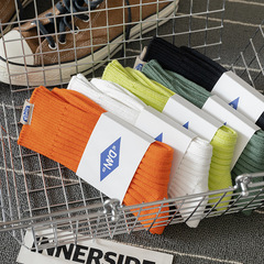 Thick Yu Wenle Same Style Socks for Men and Women, Ins Trendy High Calf Socks, Autumn and Winter, Japanese Street Style, Thick Knit Sports Mid Calf Socks