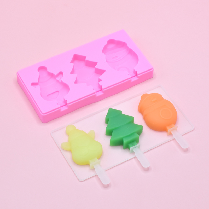 Transfronterizo molde de helado de dibujos animados molde de helado molde de paleta de queso molde de silicona jalea niños DIY