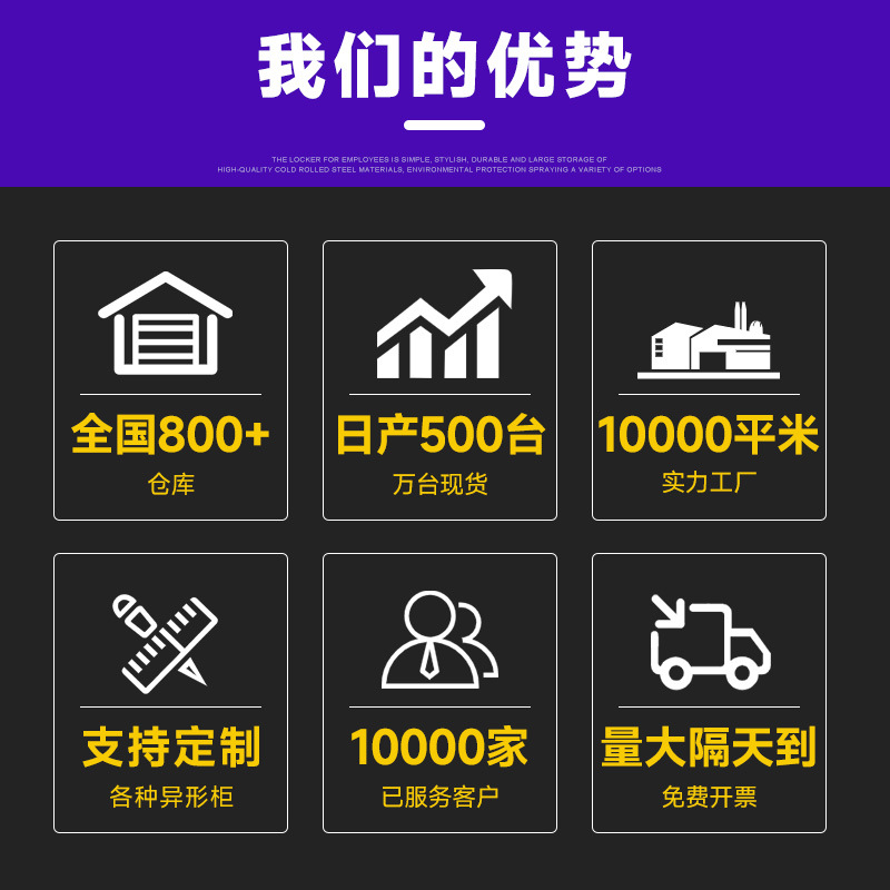 Armario de hojalata armario de almacenamiento de dormitorio con cerradura empleado de fábrica dos, tres, cuatro, seis puertas, gabinete de acero de color de desmontaje y montaje de borde estrecho