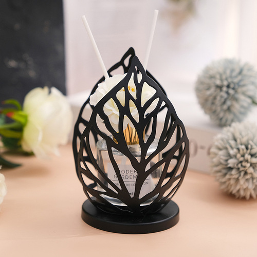Metal ironwork aroma ornaments, fire-free essential oil fragrance, household room and bathroom perfume, long-lasting deodorization for bedroom