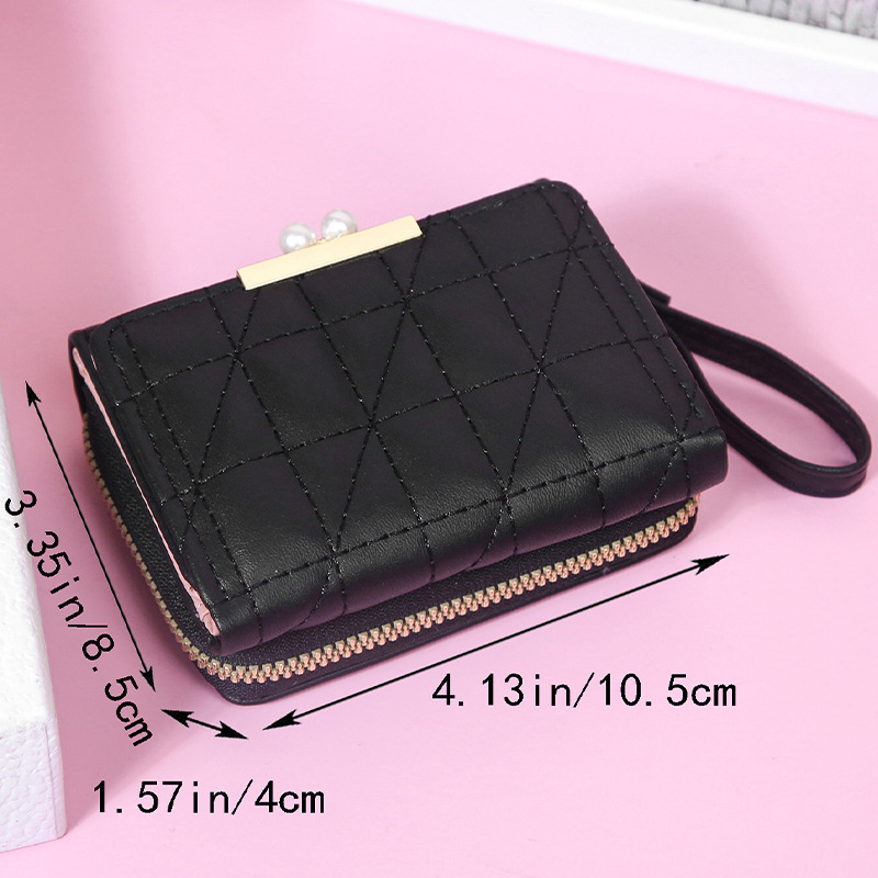 Women's Solid Color Pu Leather Zipper Wallets display picture 20