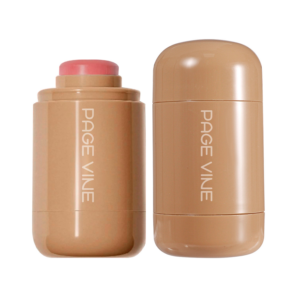 Transfronterizos de venta caliente maquillaje de bolsillo blush natural desnudo maquillaje brillante mate labios mejillas de doble uso reparador de color rohmín barra de agua