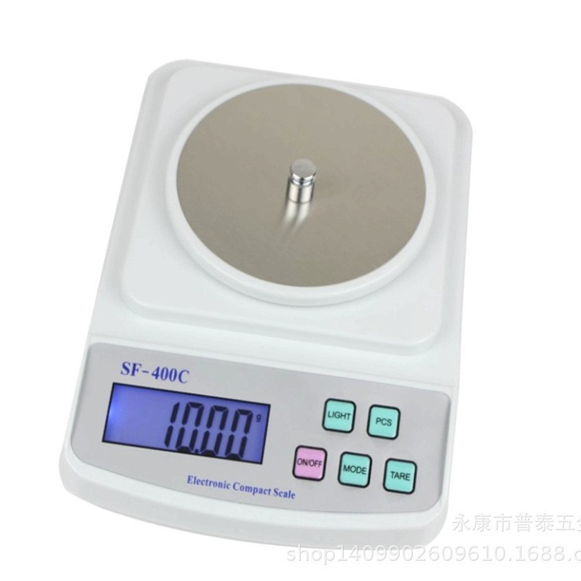 SF-400C电子珠宝药品秤厨房秤精准电子台秤计数天平300g/0.01g