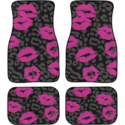 Avtomobil döşəmə paspasları — Style Floral Butterfly Easy-To-Clean - car-floor-mat-37-33444468cm-two-pairs-four-pieces-in-total