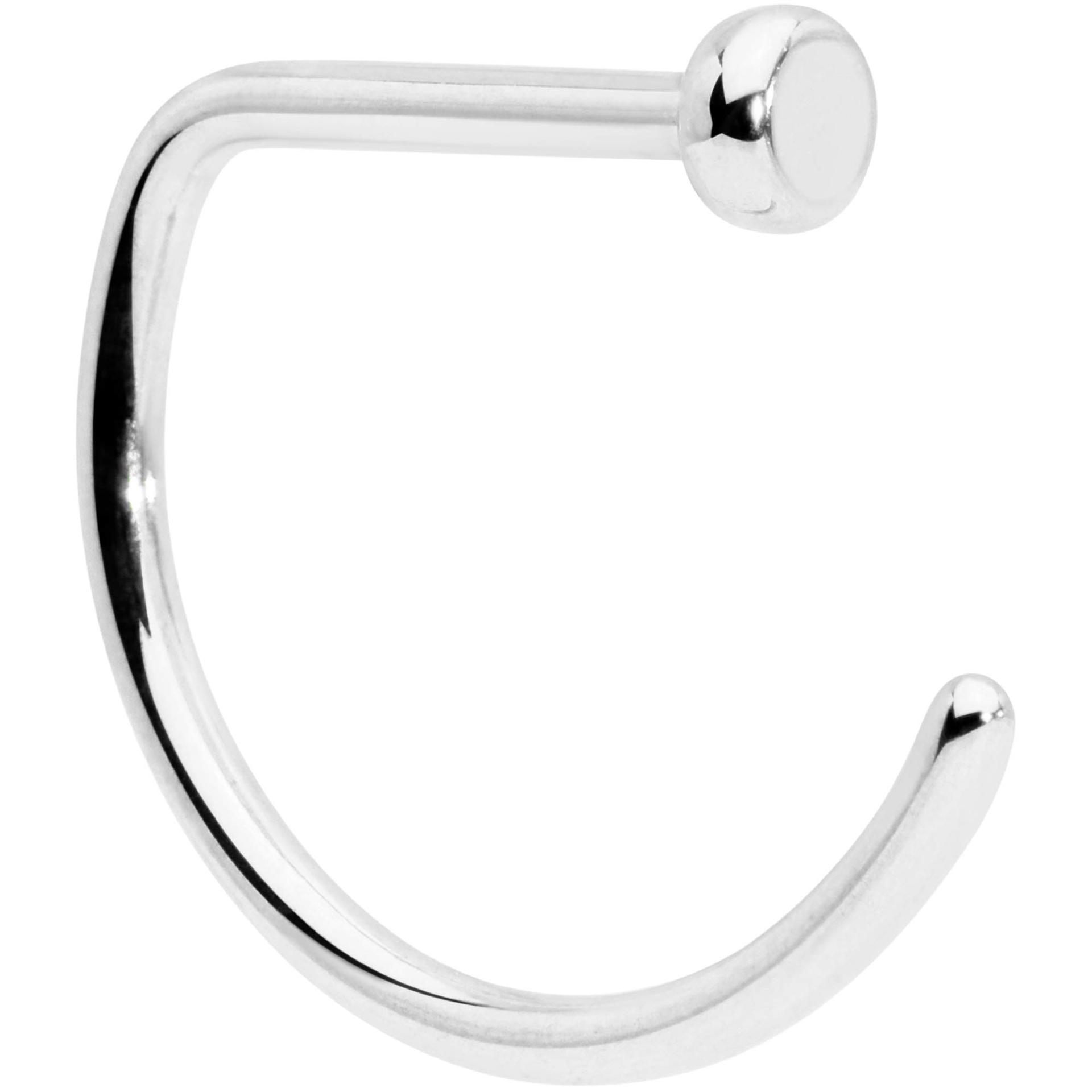 G23 Titanium D-Shaped Nose Clip - No Piercing Required, Nose Ring Clip for Non-Pierced Look detail image 16