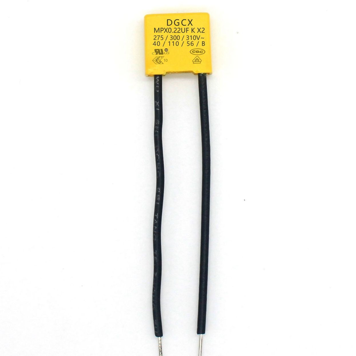 安规X2带线电容334K275V 内置碳膜电阻电容0.33uf275v RC组件