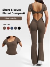 F 45033 Backs Yoga Jumpsuit �����٤������ �羳����