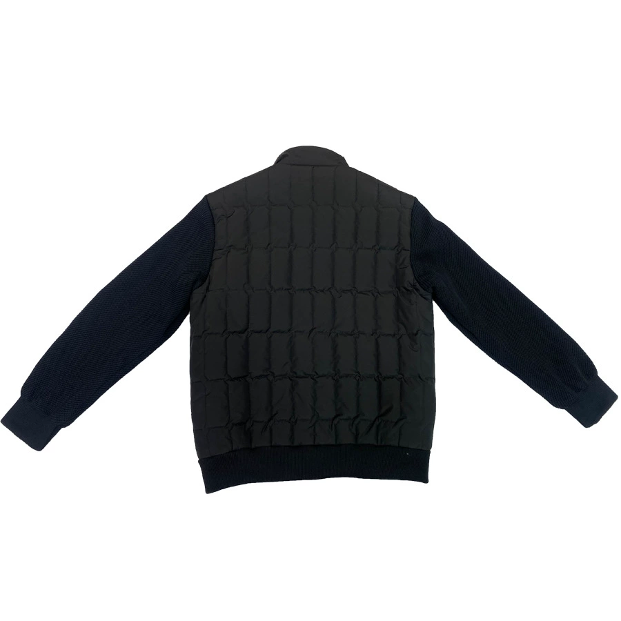 Woolen down jacket, winter men's cardigan, custom-made