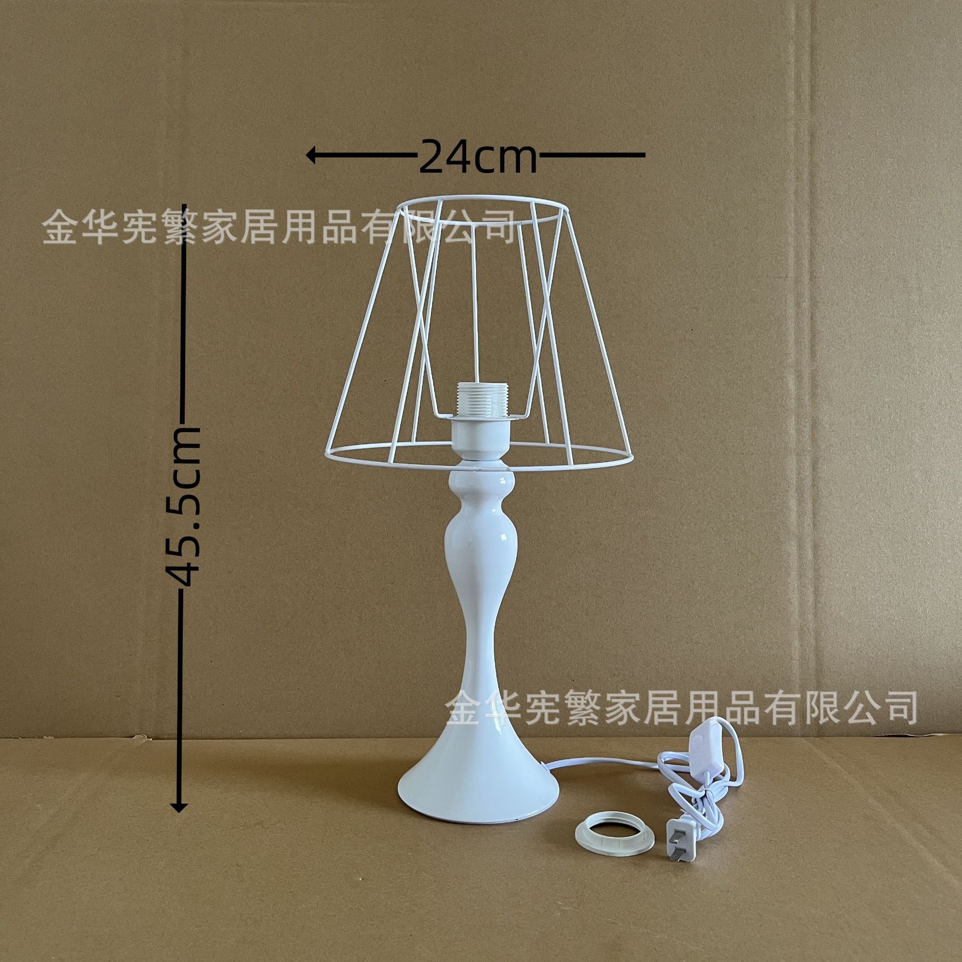 Xianfan pequeño libro rojo recomienda base metálica sirena combinación de marco de hierro con interruptor de botón de cable DIY hecho en casa