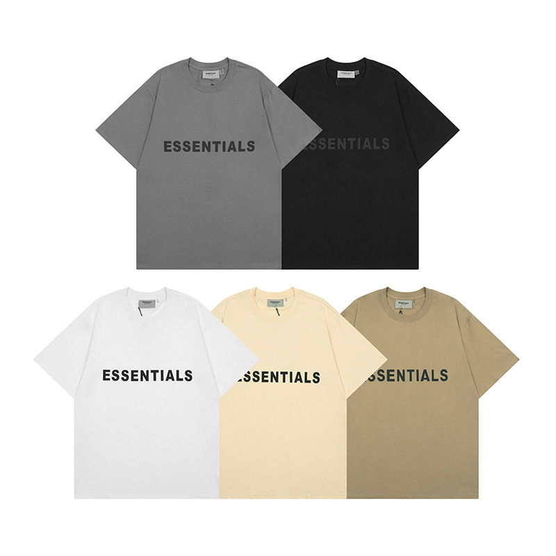 Cross-Border Essentials Trend Brand FOG Couple Short Sleeve Men's Cotton Streetwear T-Shirt Wholesale