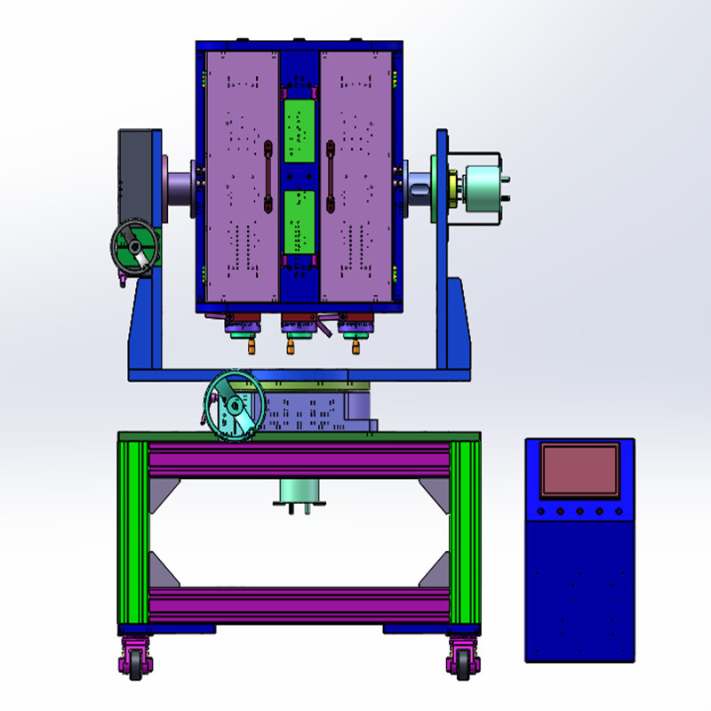 无磁转台 三姿态旋转 三轴手动数显 加热保温功能按需求设计生产