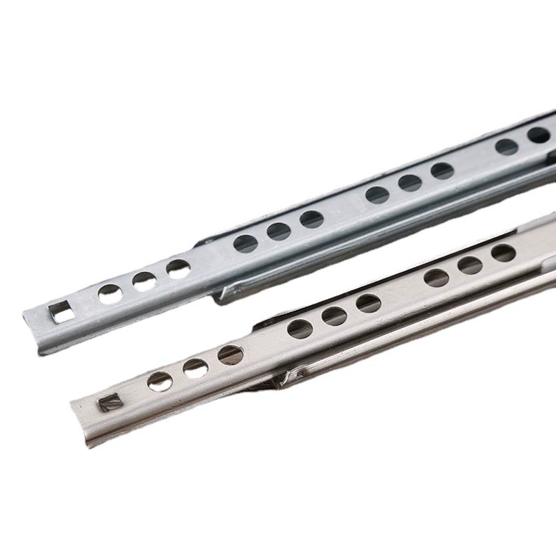 17 мм широкая направляющая для выдвижных ящиков из нержавеющей стали, двухсекционная двойная бусины, мини-слайды, антикоррозийные, устойчивые к коррозии, дорожки оптом
