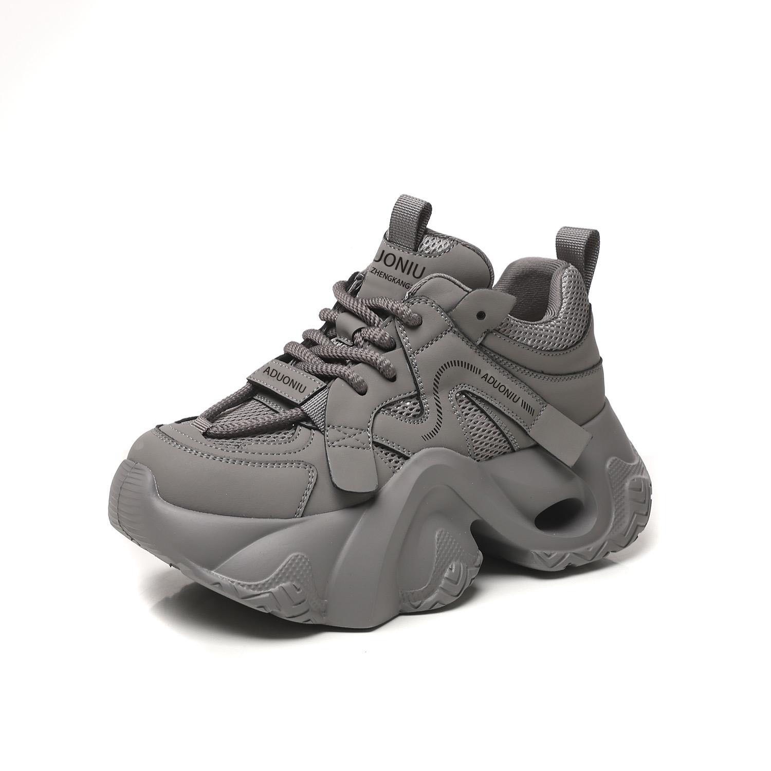Zapatos pop-up para mujeres en 2026 pequeño aumento de altura transpirable universal zapatos pop-up para estudiantes zapatos deportivos de mujer casual