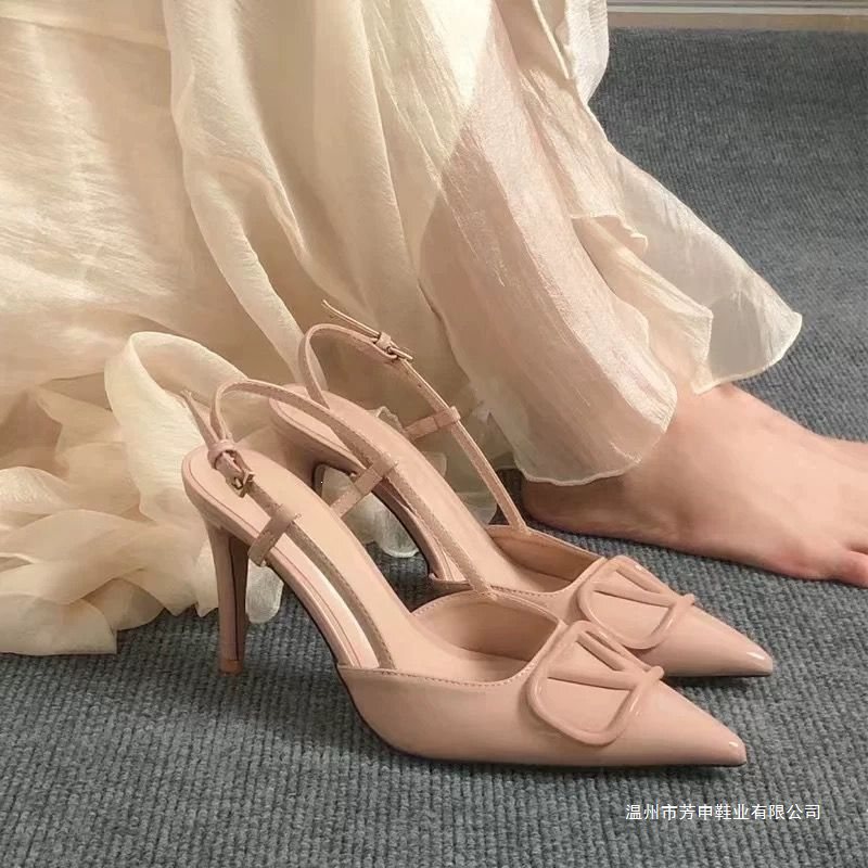 Sensual high-heeled shoes for women, 2026 summer new nude versatile wedding shoes, backless sandals, stiletto single shoes, winter Sensual high-heeled shoes for women, 2026 summer new nude versatile wedding shoes, backless sandals, stiletto single shoes, winter